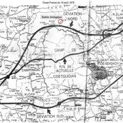 Projets de tracés de la RN 24 (1976)