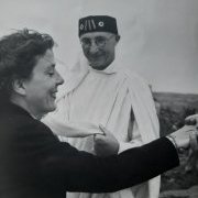 Angèle Vannier est sacrée Barde à la Gorsedd de 1951