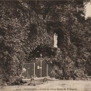 Carte postale de la grotte Notre-Dame de Paimpont