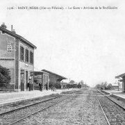 La gare de Saint-Méen vers 1900