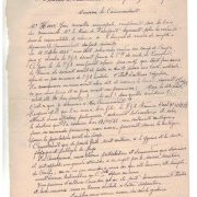 Lettre du maire de Paimpont du 18 novembre 1945 au Commandant du Camp de (...)
