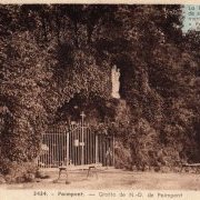 Carte postale de la grotte Notre-Dame de Paimpont