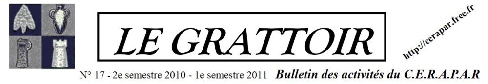 Le Grattoir - Bulletin des activités du CERAPAR