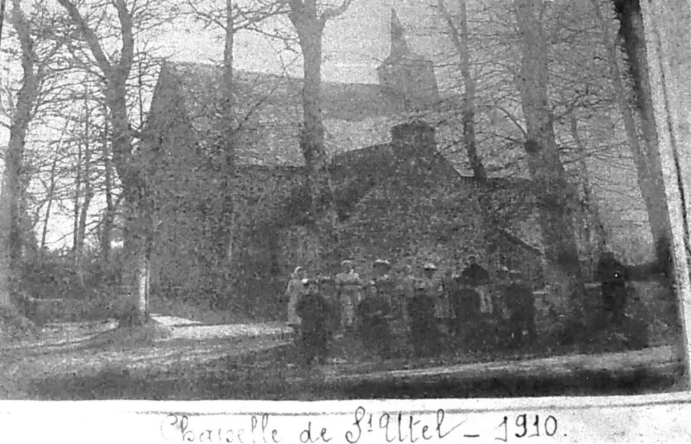 Ancienne chapelle Saint-Utel en Mauron en 1910