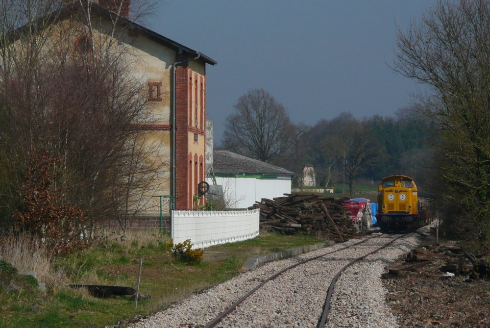 La voie ferrée Ploërmel - La Brohinière 