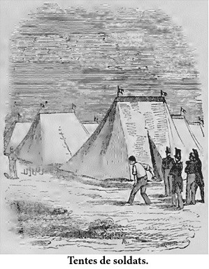Le camp du Thélin (1843)