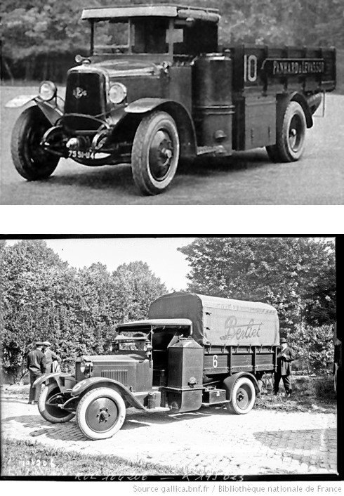 Figure 3 - Camions des années 30